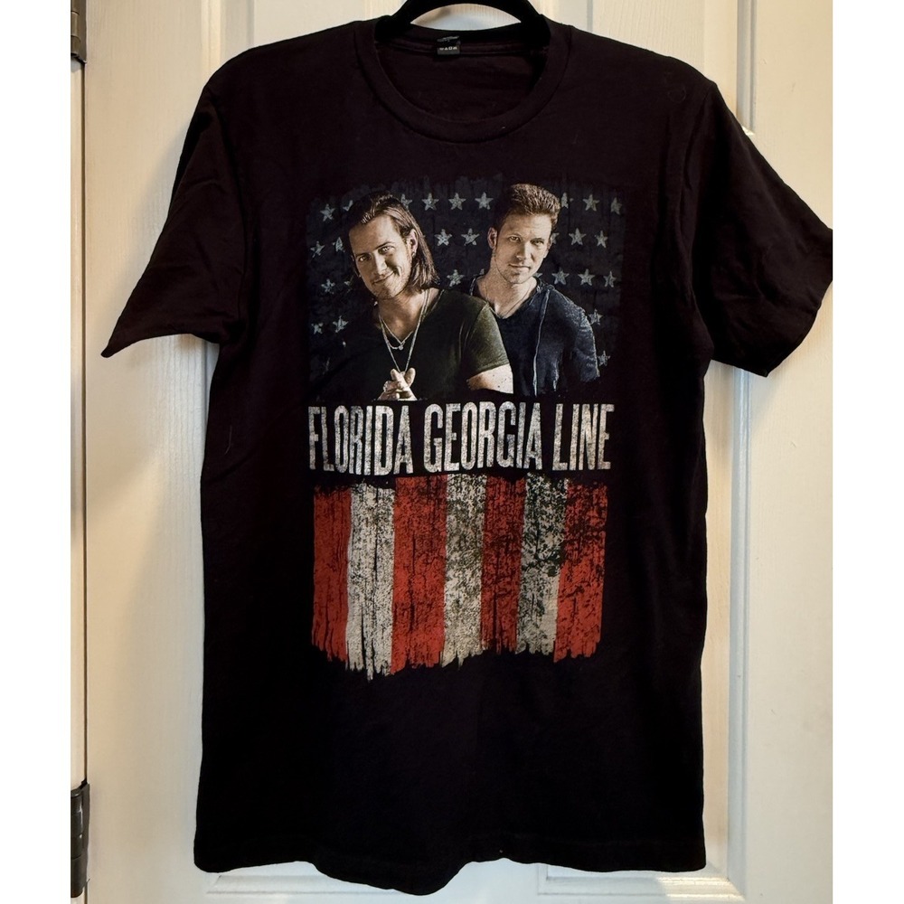 FLORIDA GEORGIA LINE Country Concert Tour 2014 T-Shirt Black Size Medium